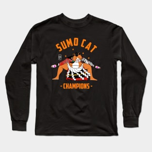 Sumo Cat Long Sleeve T-Shirt